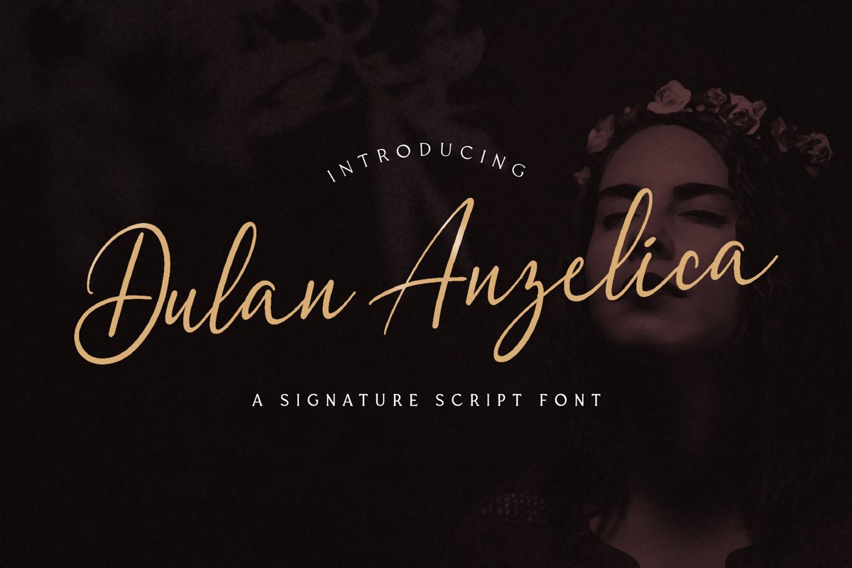 Dulan Anzelica - Signature Script Font example image 1