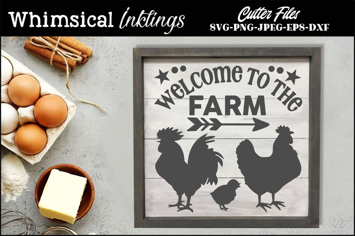 Welcome To The Farm SVG example image 1