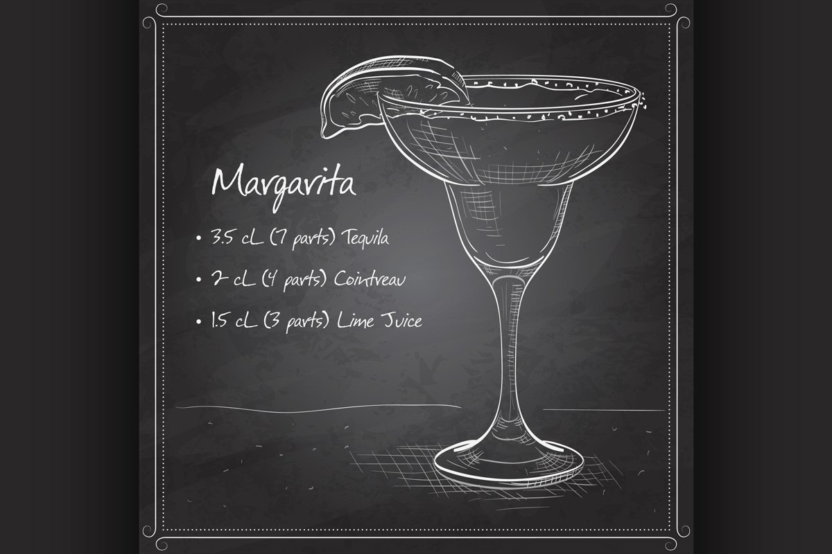 Cocktail alcohol Margarita example image 1