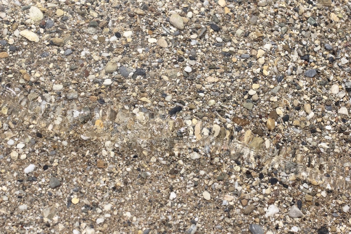 Sand and pebbles. example image 1