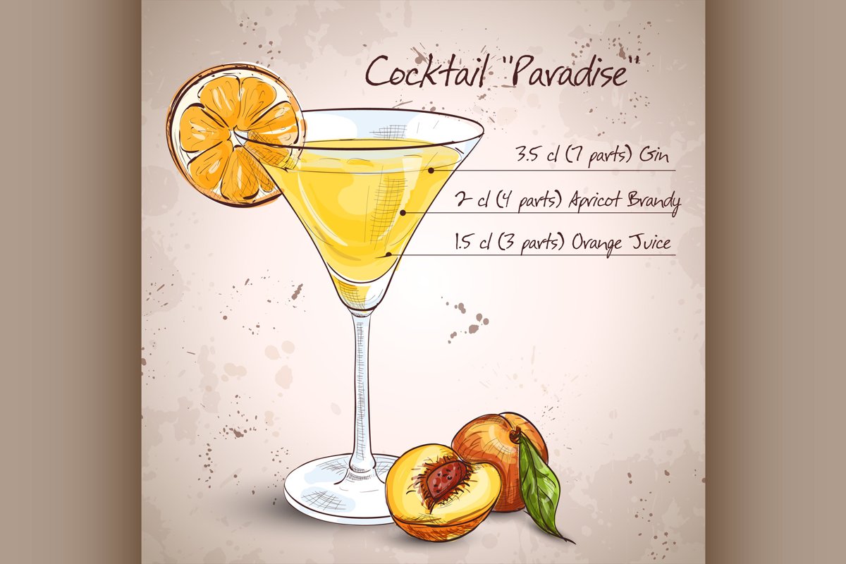 Paradise alcoholic cocktail example image 1