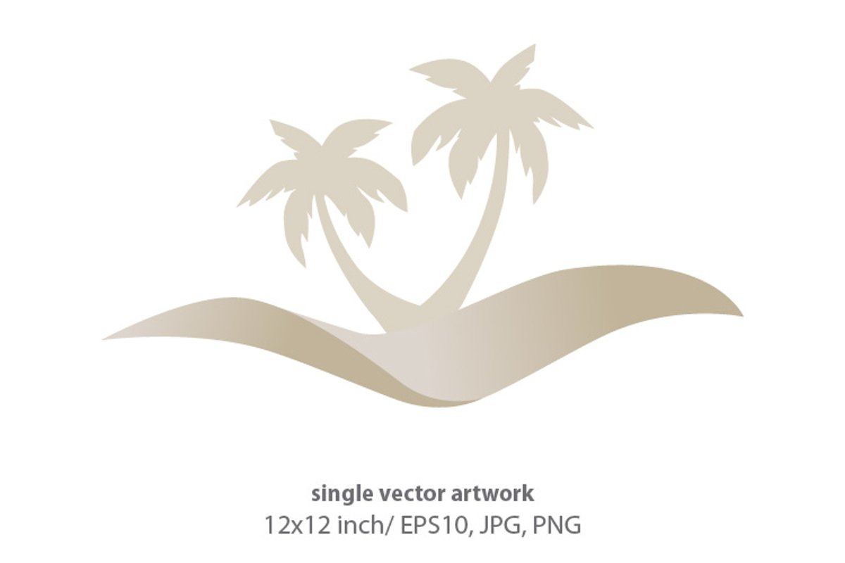 Ocean waves - single vector artwork example image 1
