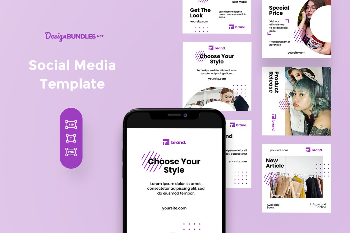 Social Media Template example image 1