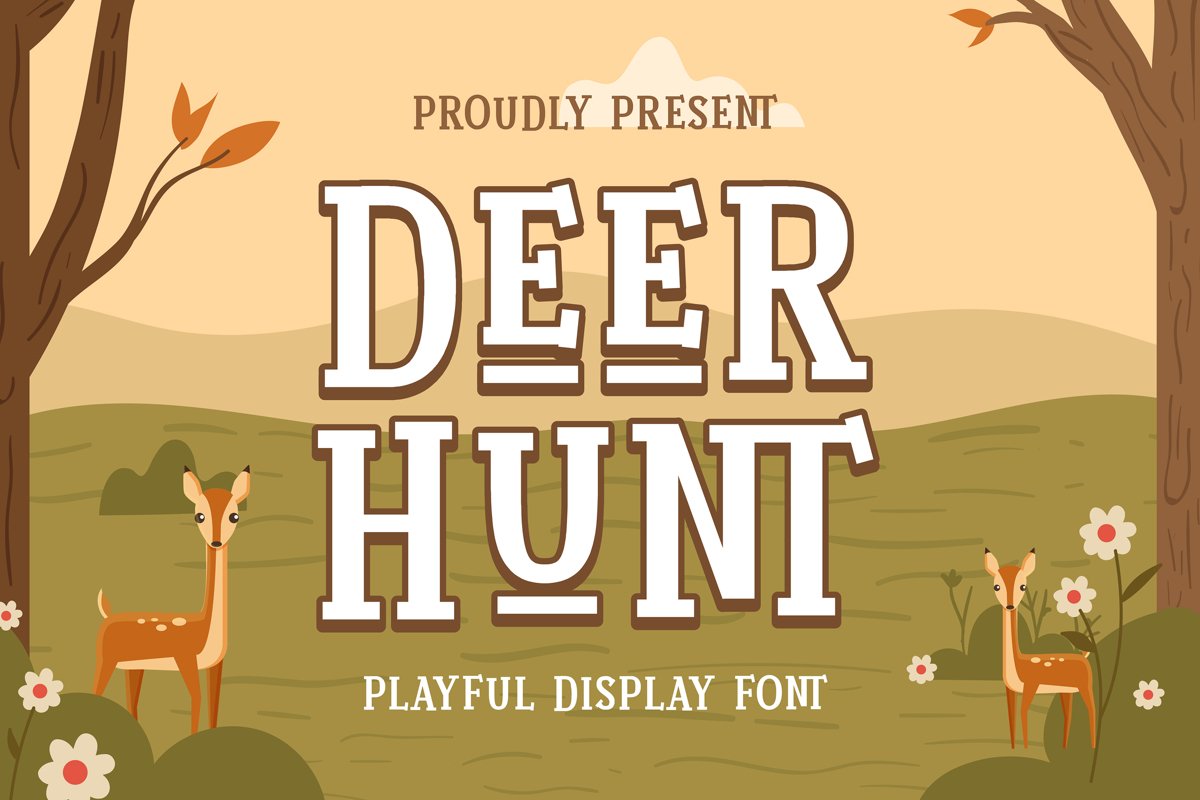Deer Hunt Font example image 1