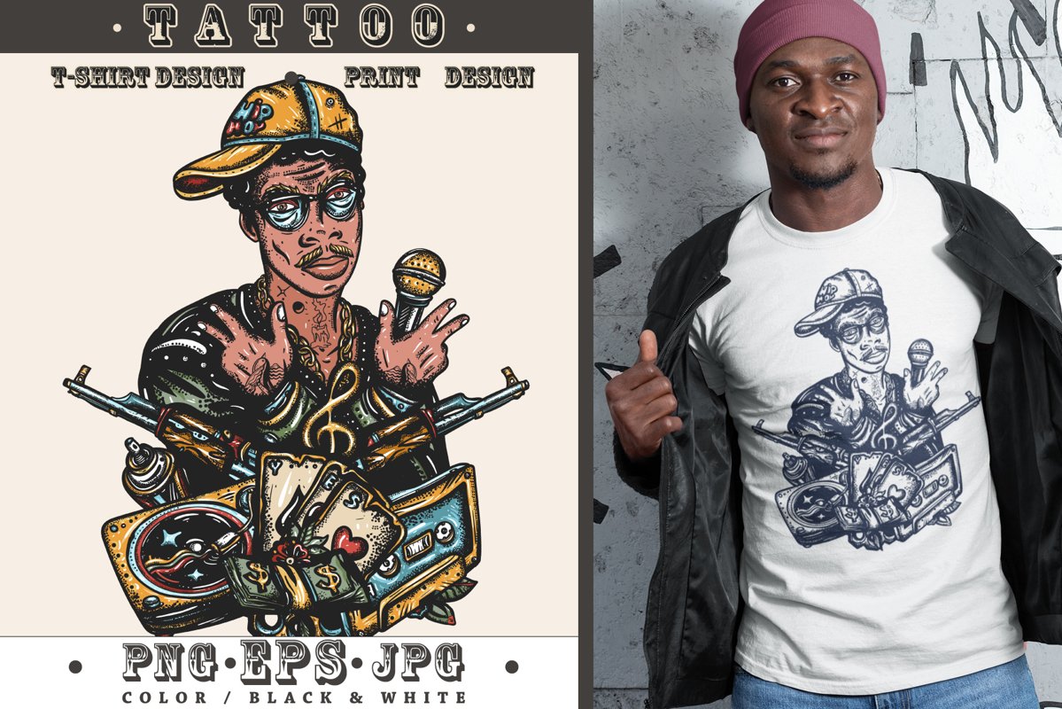 Hip hop man example image 1
