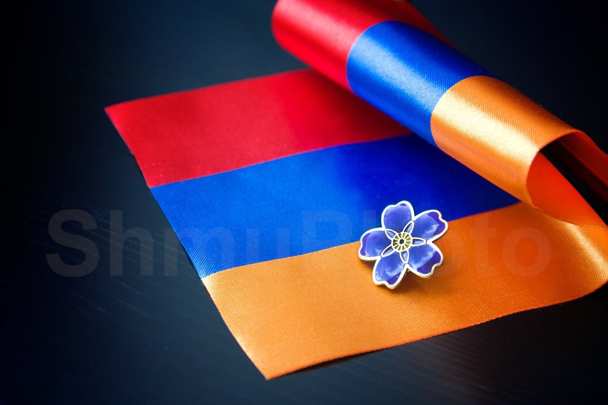 Forget-me-not- symbol of centennial of Armenian Genocide example image 1