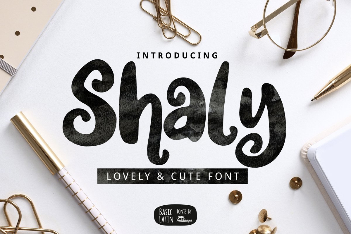 Shaly Cute Font example image 1