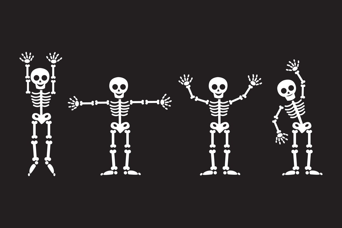 Skeleton Silhouettes example image 1