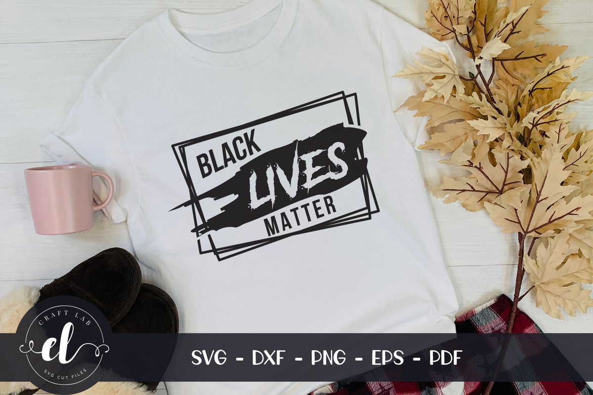 Black Lives Matter SVG, BLM SVG Cut File example image 1
