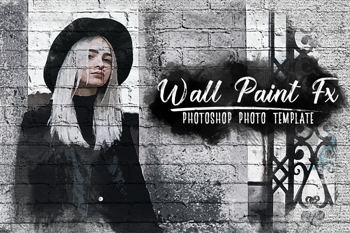 Wall Paint FX for Adobe Photoshop example image 1