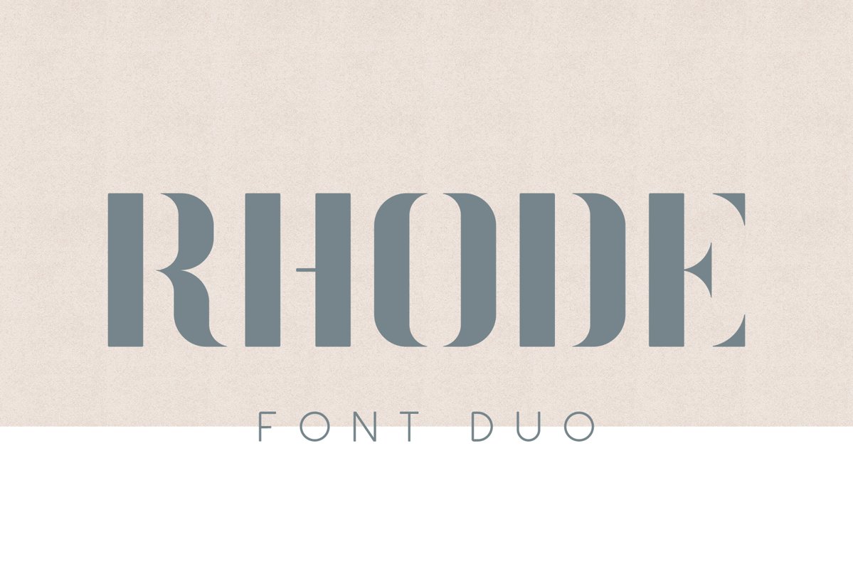 Rhode Font Duo example image 1