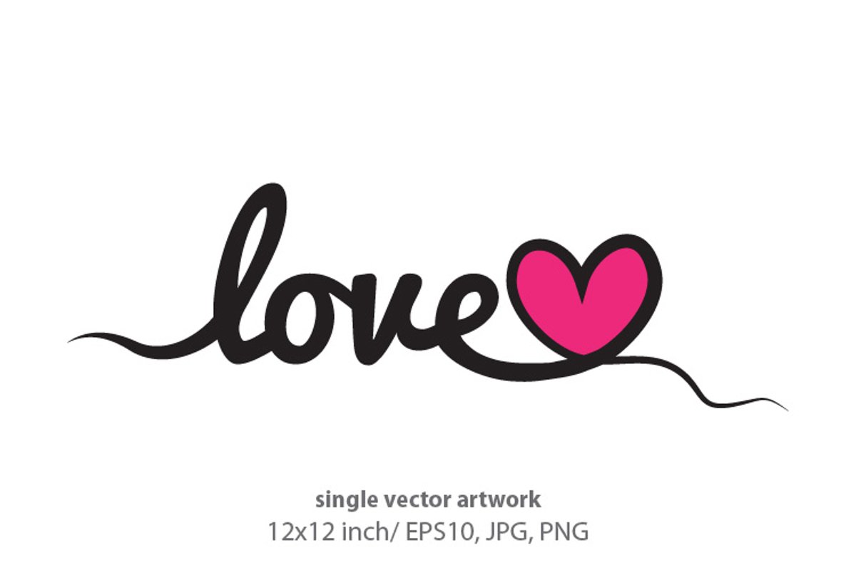 heart and love example image 1