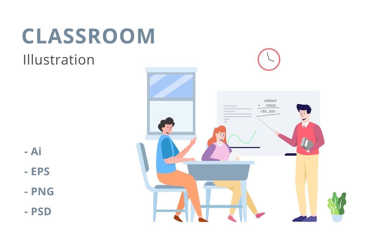 Classroom Illustration example image 1