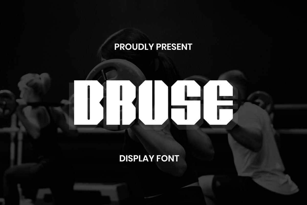 Bruse Display Font example image 1