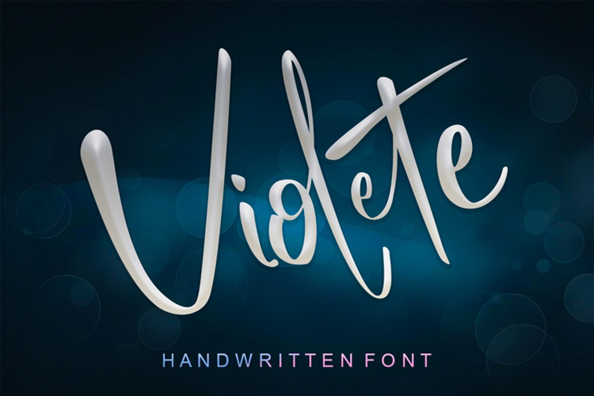 Violete Font example image 1