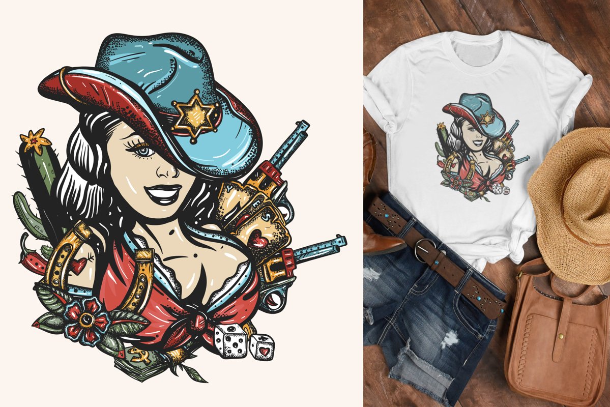 Cowboy girl example image 1
