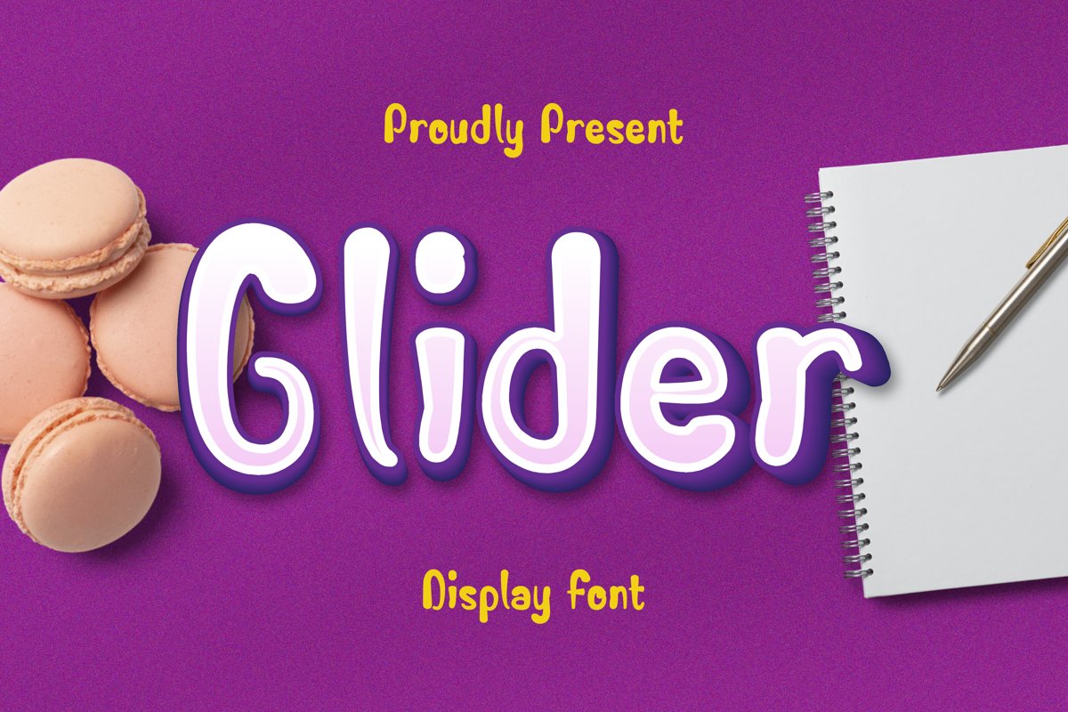 Glider Font example image 1