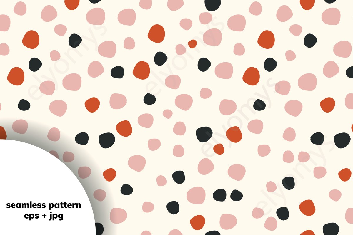 Seamless dots pattern example image 1