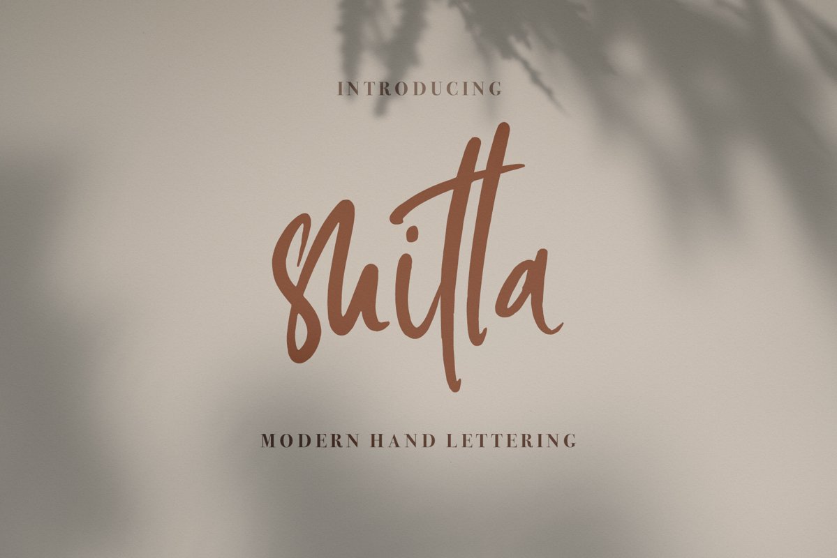 Shitta | Modern Hand Lettering example image 1