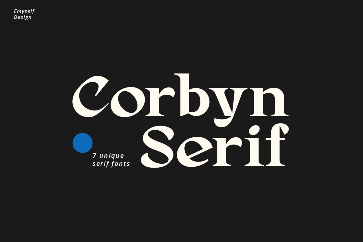 Corbyn Serif example image 1