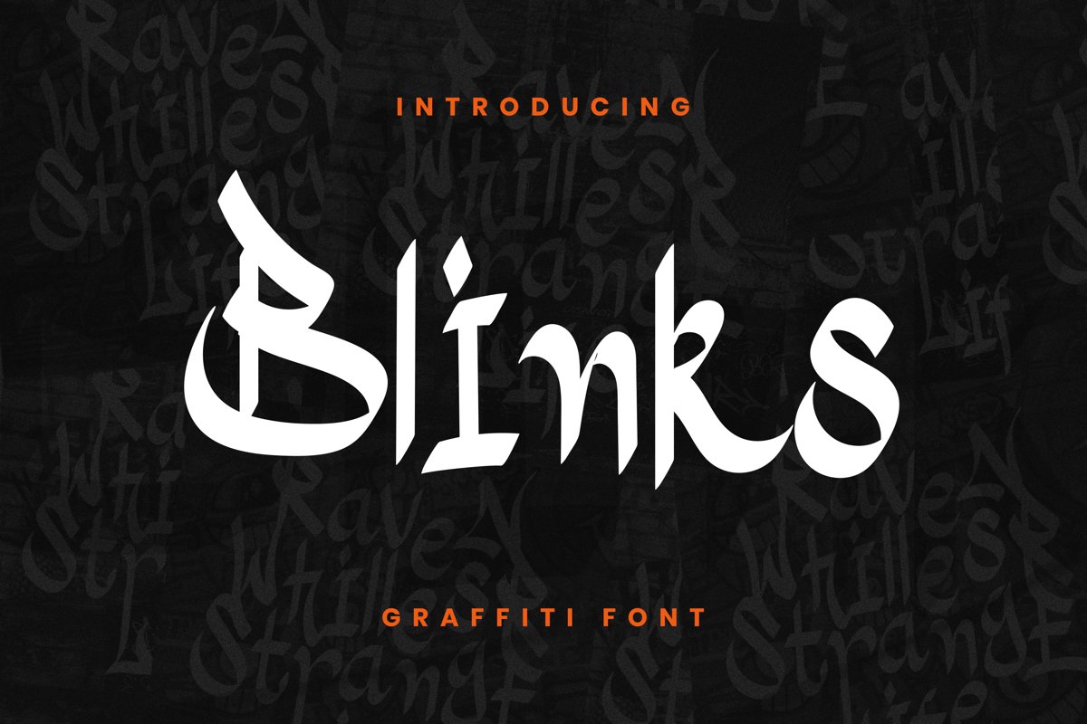 Blinks Font example image 1