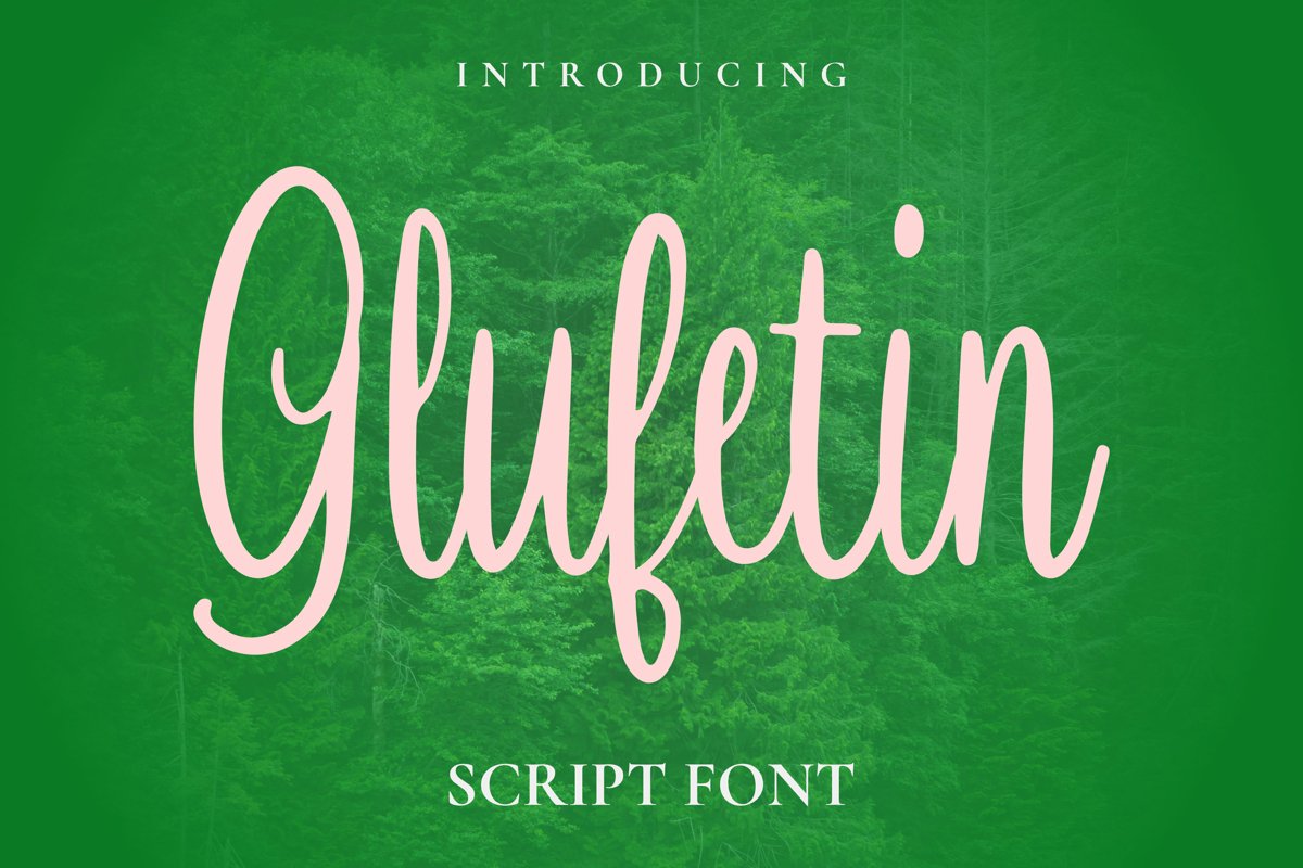 Glufetin Font example image 1