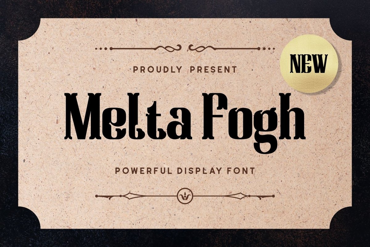 Melta Fogh - Powerful Display Font example image 1