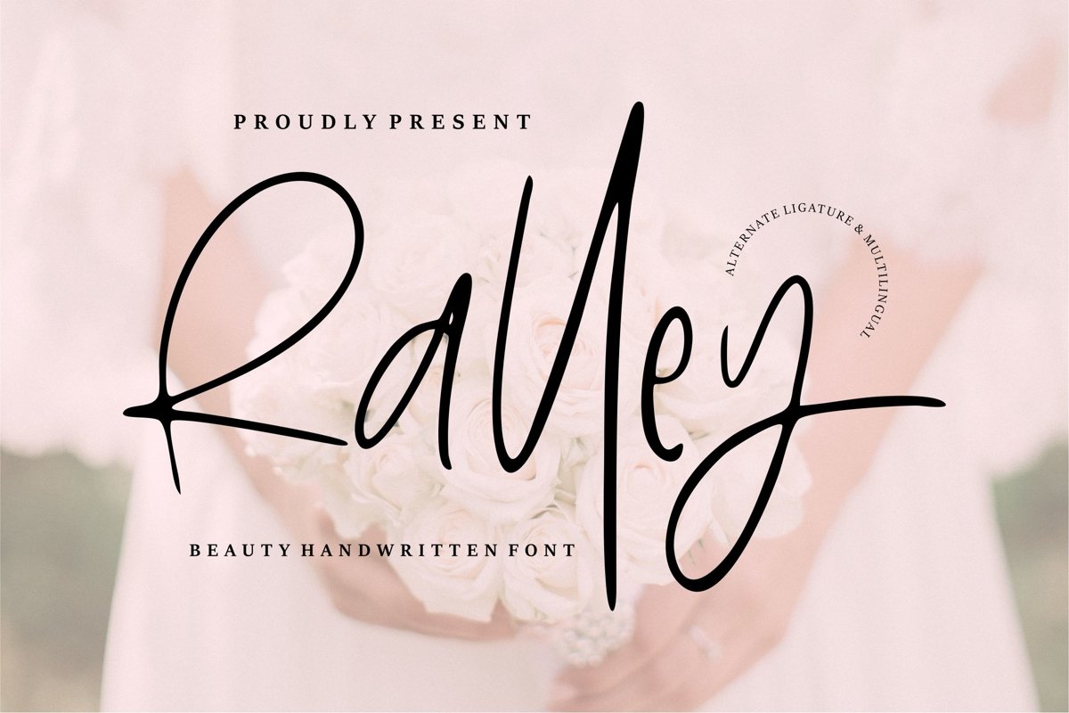 Ralley - Beauty Handwritten Font example image 1