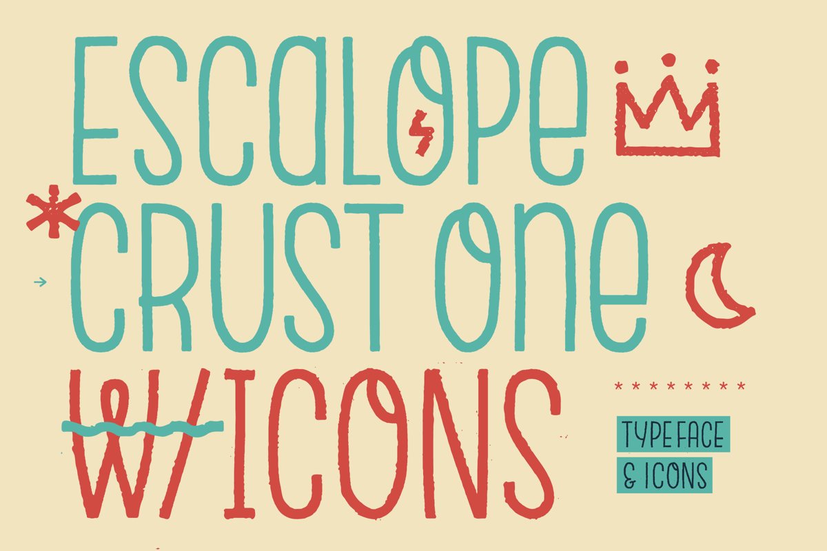 Escalope Crust One + Icons example image 1