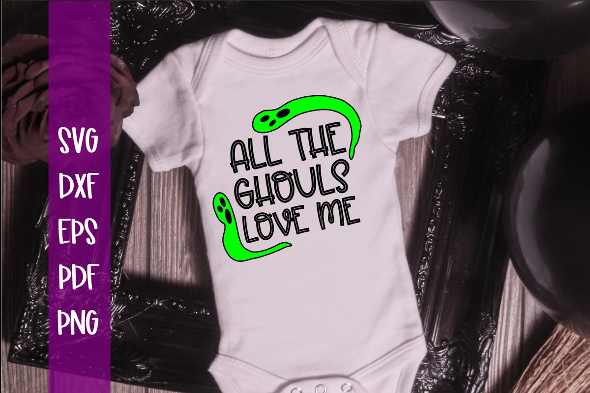 Ghouls Love Me Halloween SVG example image 1