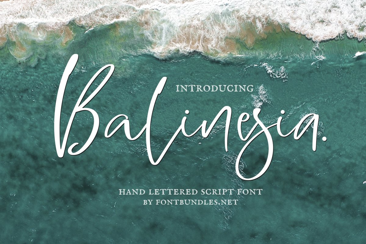 Balinesia Signature Font example image 1