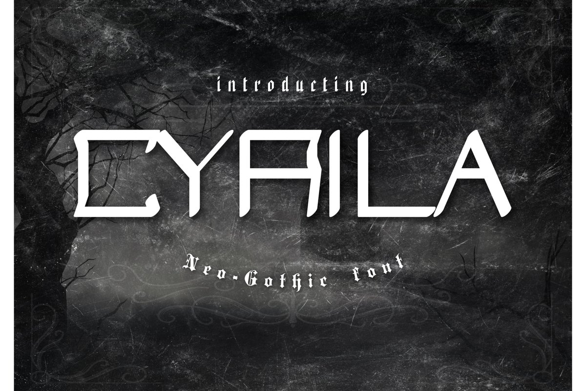 Cyrila Neo-Gothic Font example image 1
