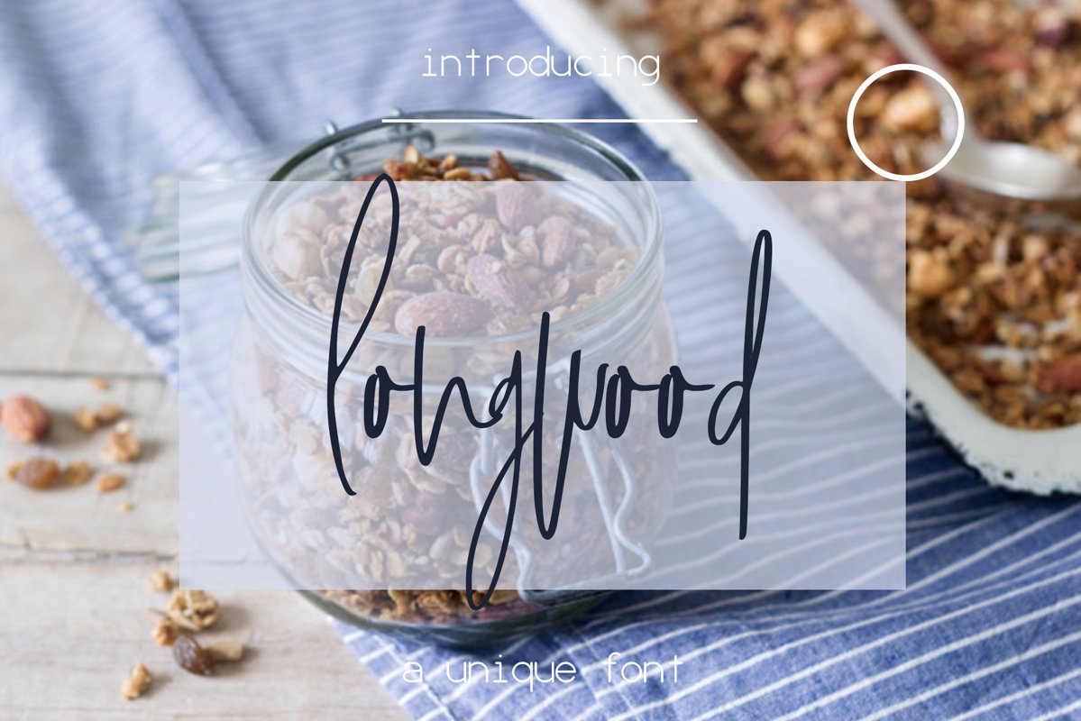 Longwood font example image 1