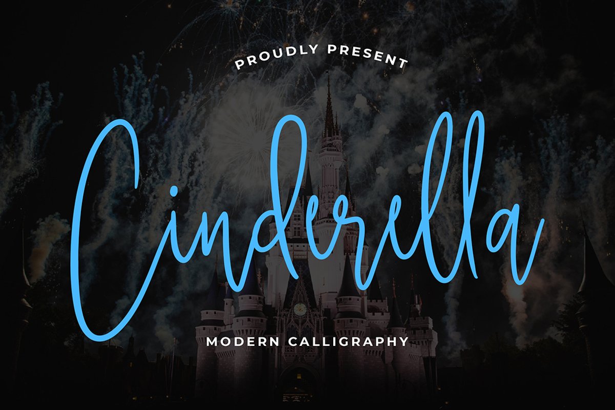 Cinderella Calligraphy Font example image 1