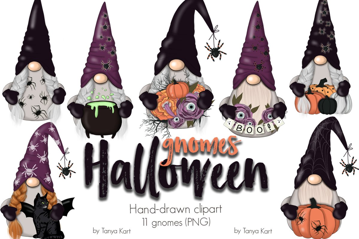 Halloween Gnomes Planner Icons example image 1