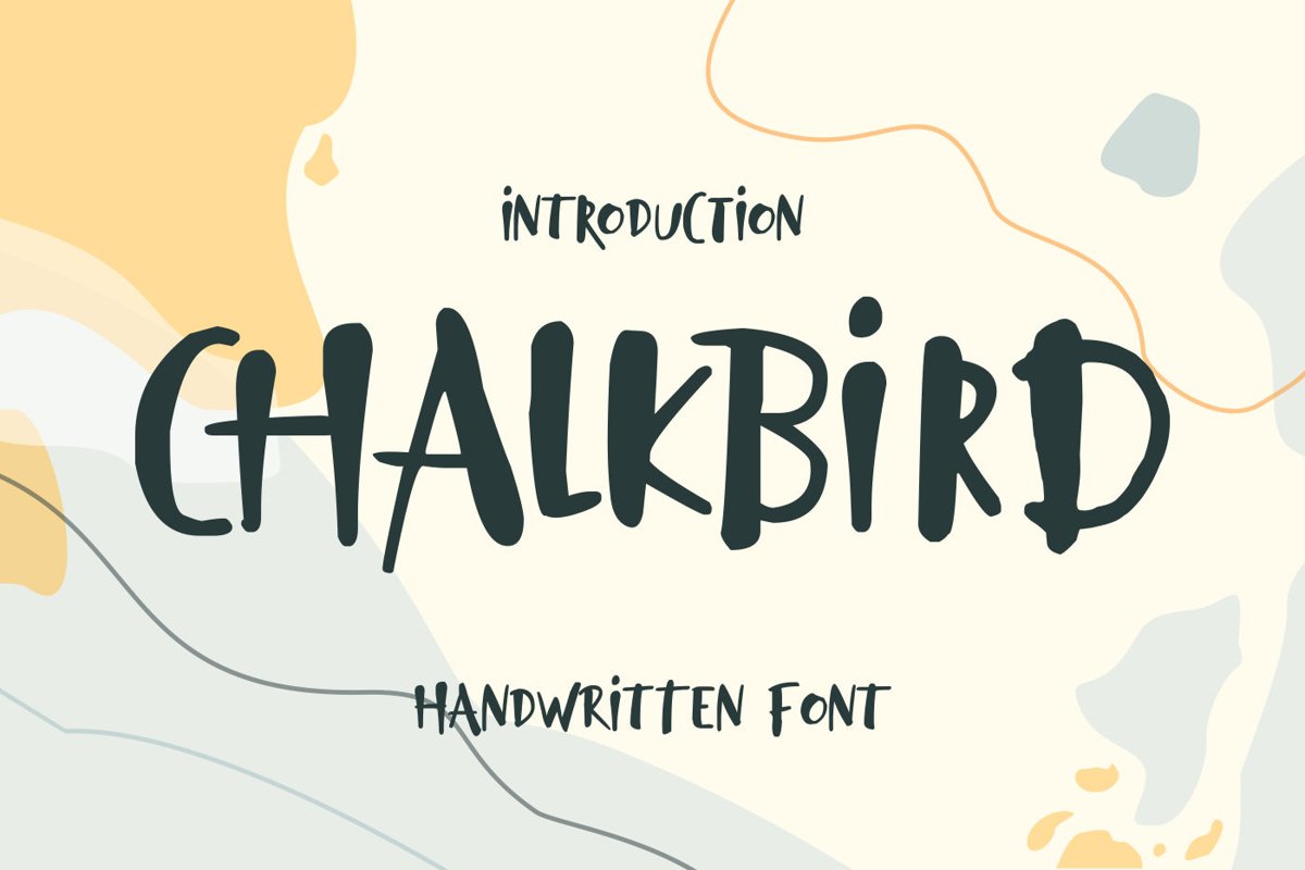 Chalkbird Handwritten Font example image 1