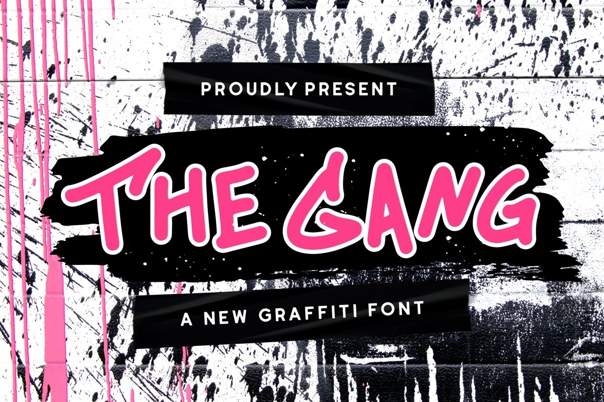 The Gang Font example image 1