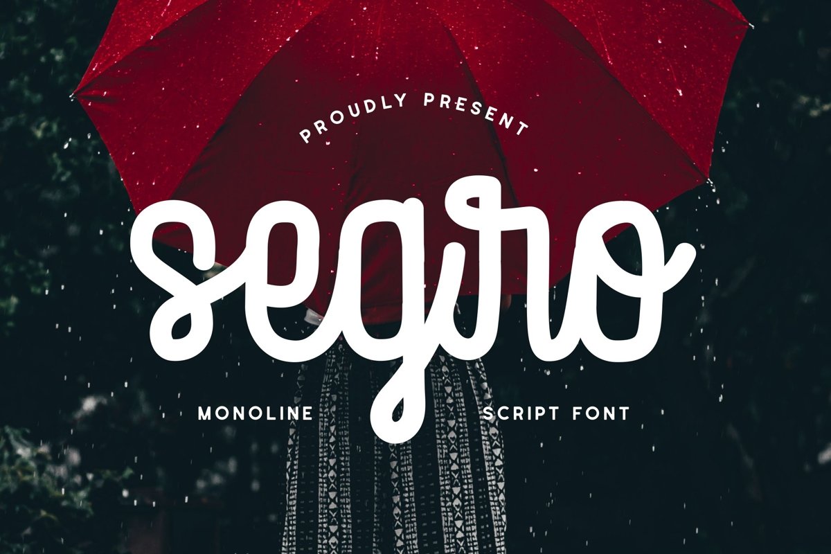Segro - Script Font example image 1