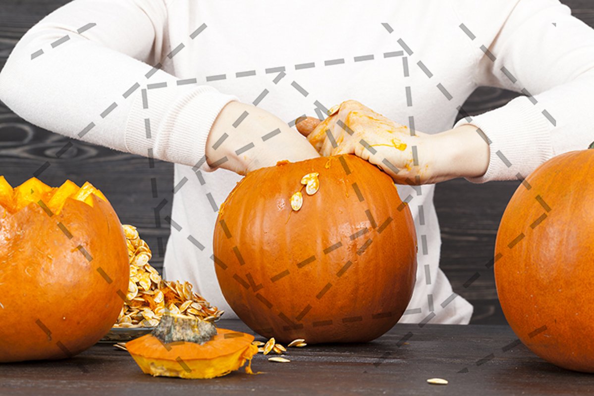 Pumpkin for Halloween example image 1