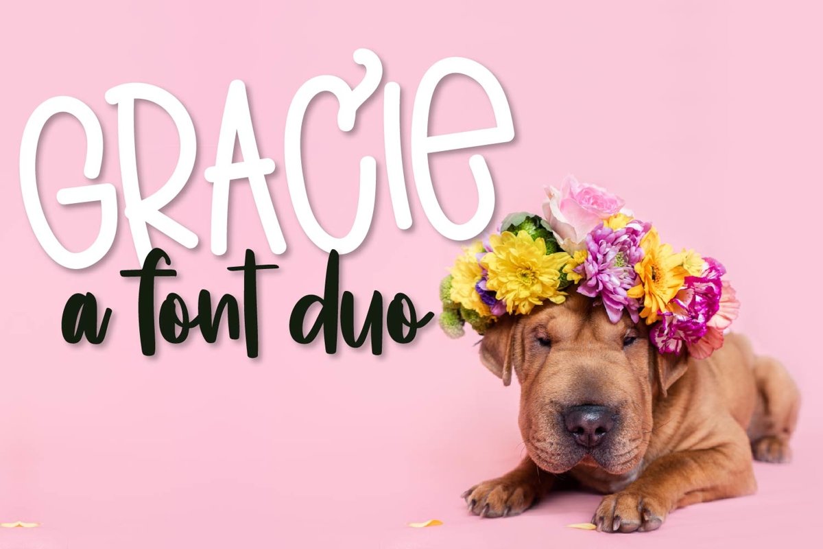 Gracie - A Font Duo example image 1