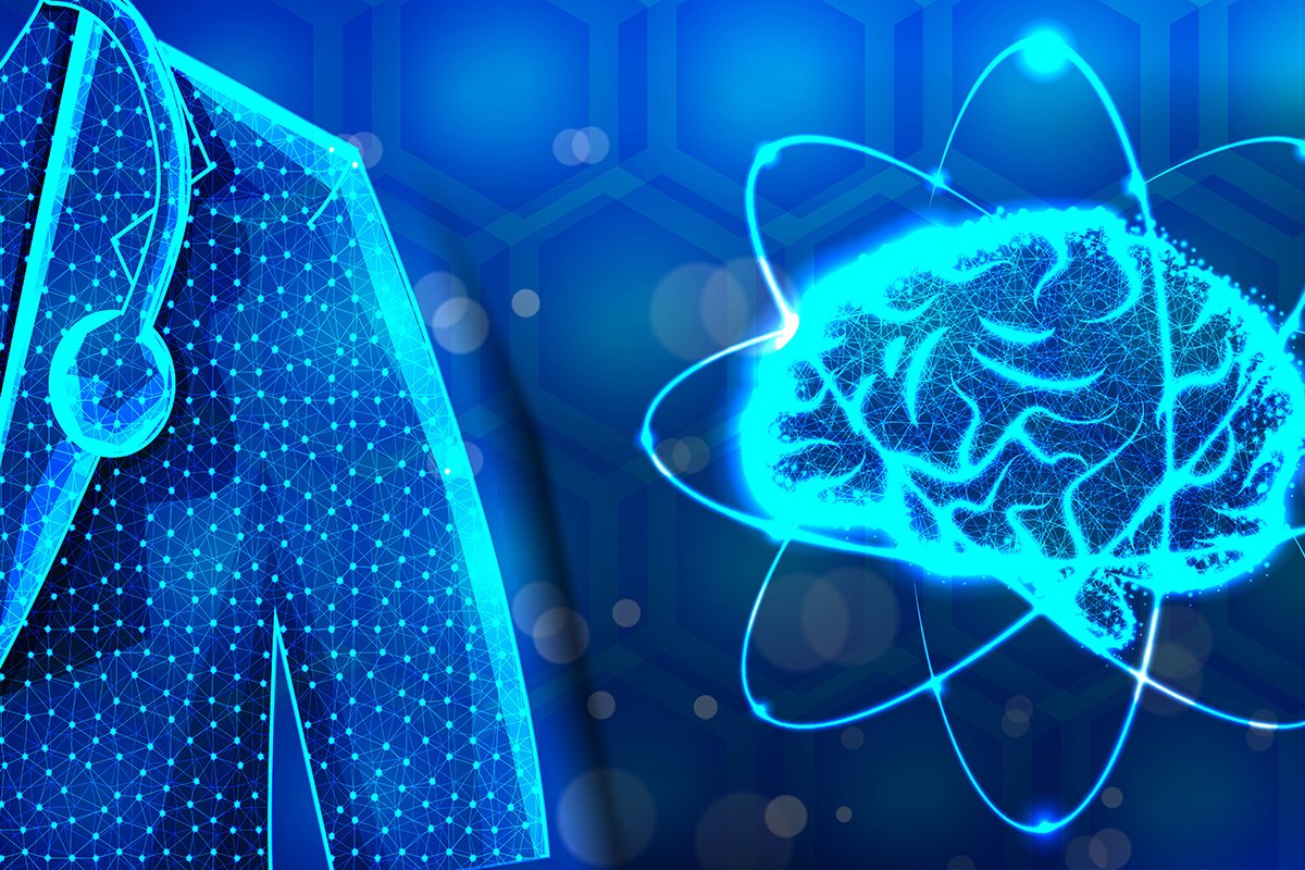 Brain Doctor Specialist .Human Anatomy .Abstract Low Poly de example image 1