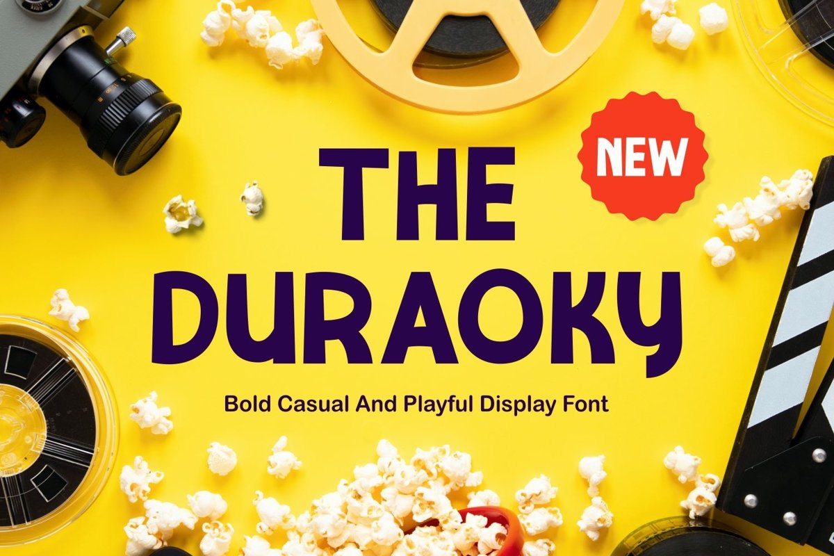 Duraoky - Casual & Playful Display Font example image 1