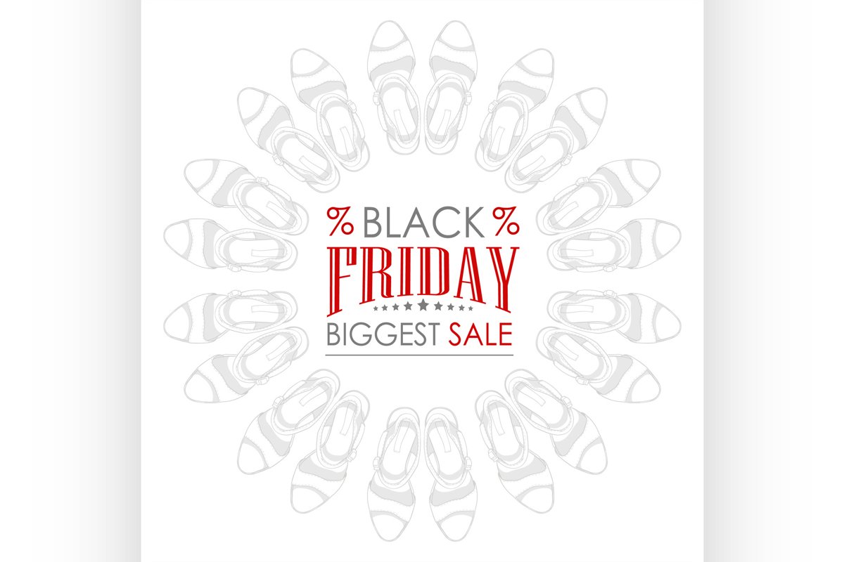 Black friday shoes sale example image 1