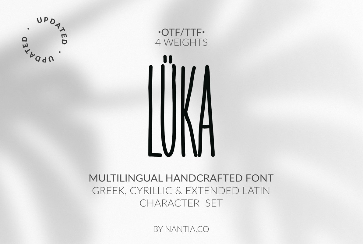 LÜKA | HandWritten Multilingual Font example image 1