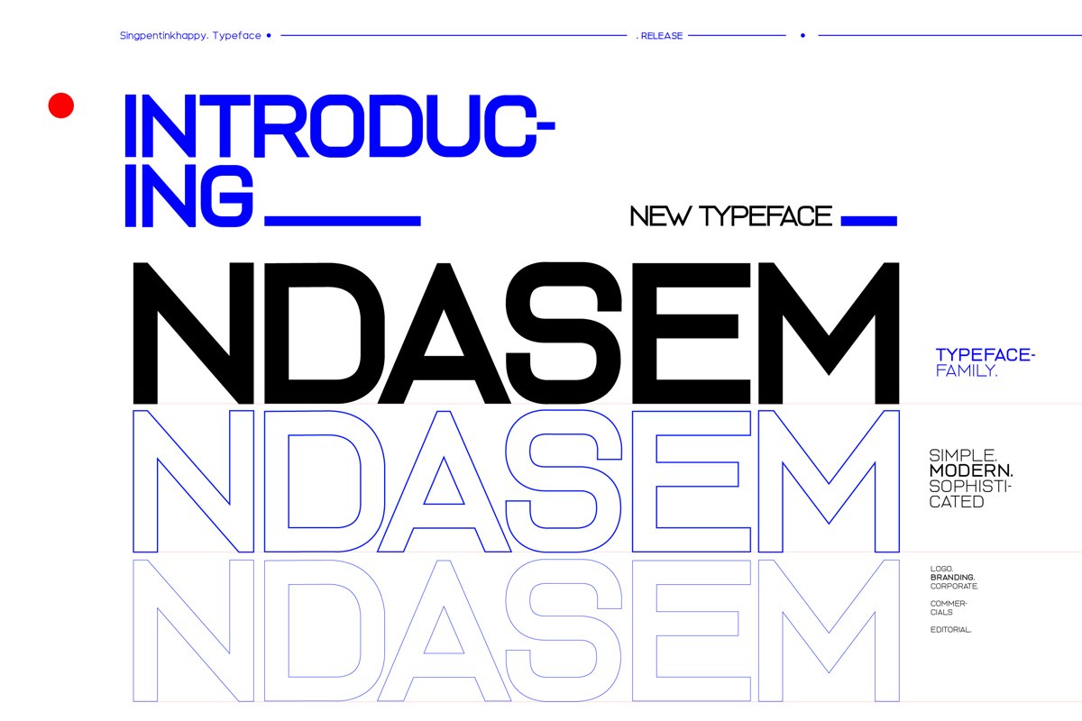 Ndasem Typeface example image 1