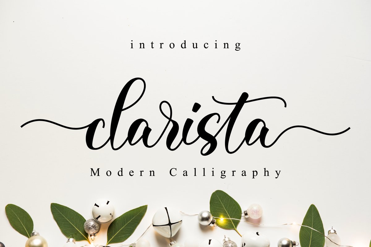 Clarista Script example image 1