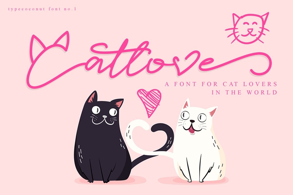 Catlove Lovely Font example image 1