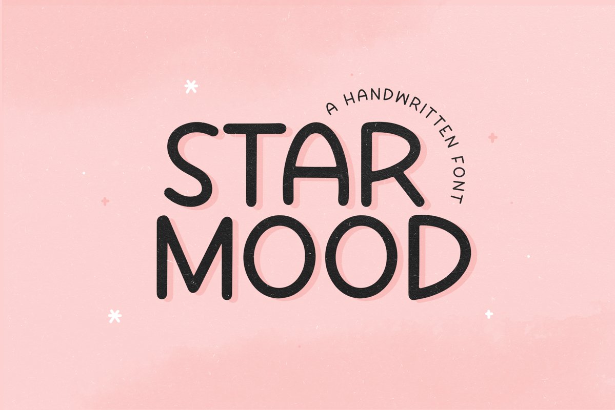 Star Mood - A Handwritten Font example image 1