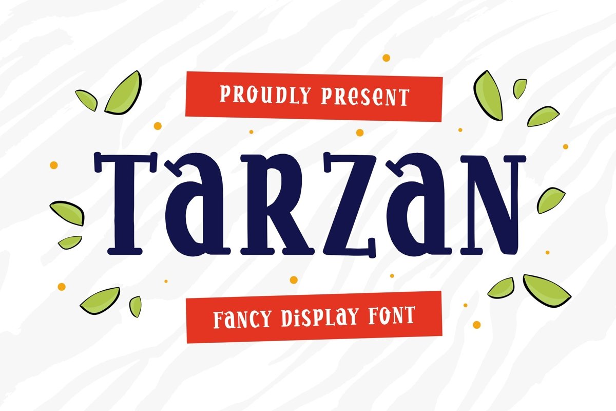 Tarzan - Display Font example image 1