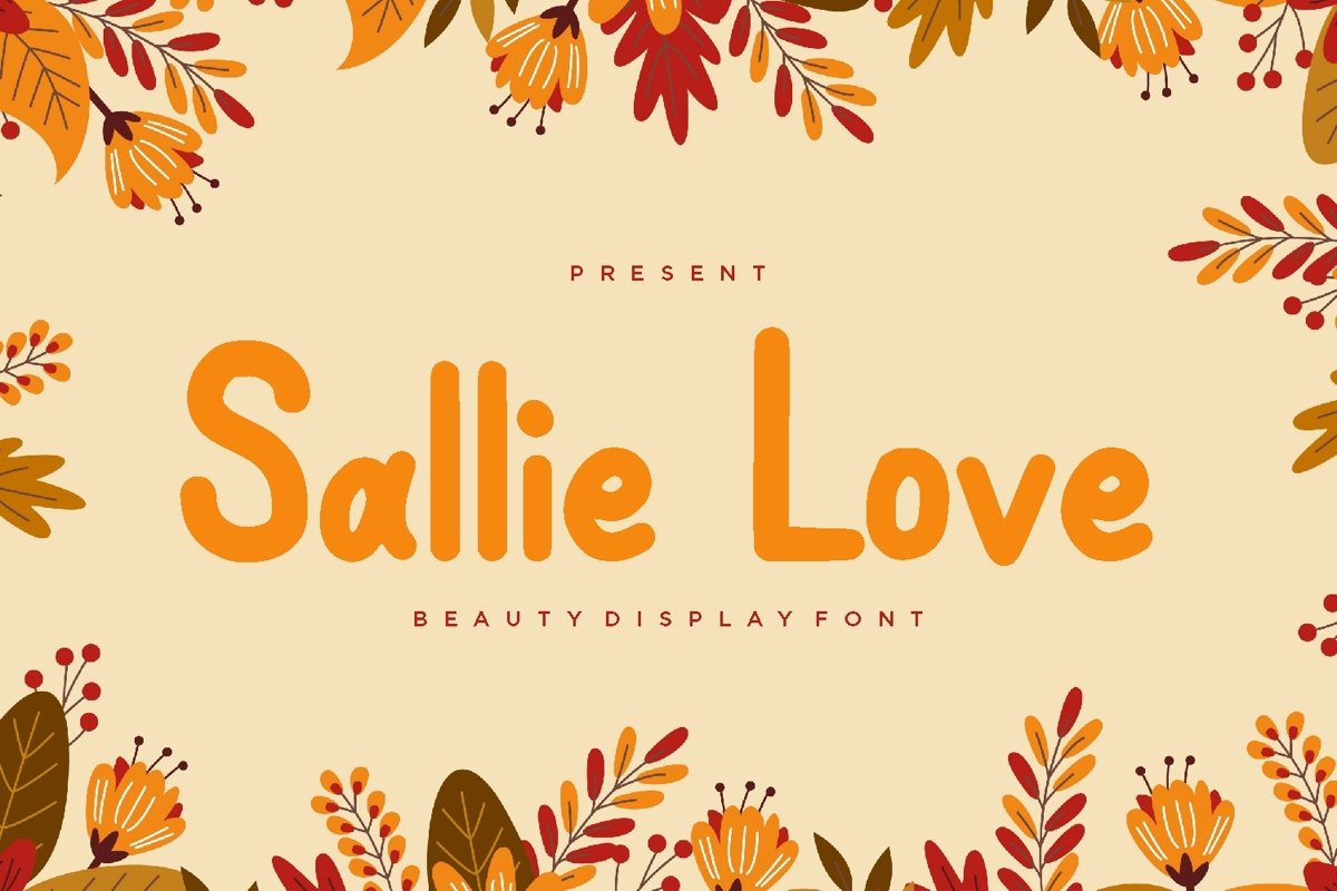 Sallie Love Display Font example image 1